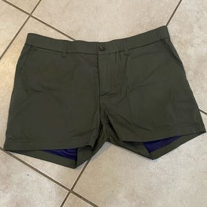 men’s woof brand mesh lined shorts Green size clothes XL